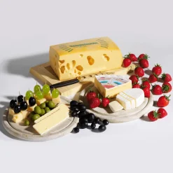 Best DecoWoerner Käse Trauben Spieß Lebensmittel-Attrappe grün