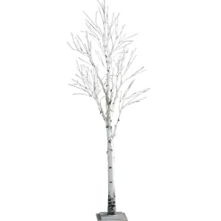 Outlet DecoWoerner Kunstbaum Birke Ohne Blätter, 160 Cm weiß