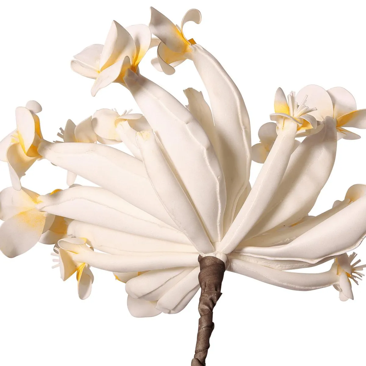 Sale DecoWoerner Kunstblume Frangipani 85 Cm weiß