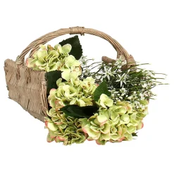 Online DecoWoerner Kunstblume Hortensie , 52 Cm grün