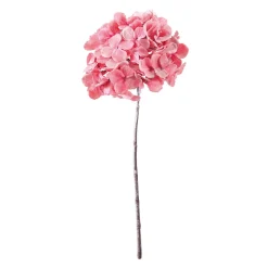Hot DecoWoerner Kunstblume Hortensie Mit Glitzer, 49 Cm rosa