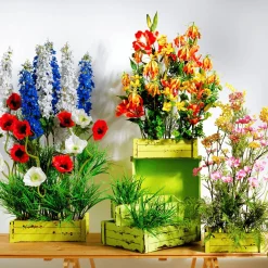 Clearance DecoWoerner Kunstblume Mimose 84 Cm gelb