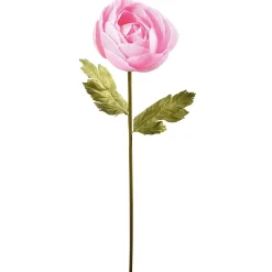 Outlet DecoWoerner Kunstblume Ranunkel , 105 Cm rosa