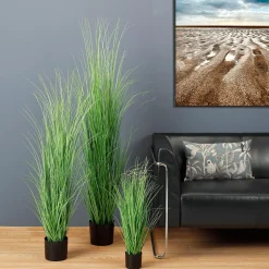 Discount DecoWoerner Kunstgras Im Topf 70 Cm grün