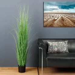 Clearance DecoWoerner Kunstgras Im Topf 150 Cm grün