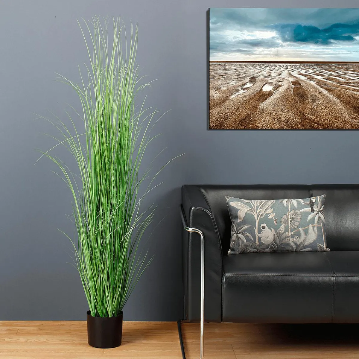 Clearance DecoWoerner Kunstgras Im Topf 150 Cm grün