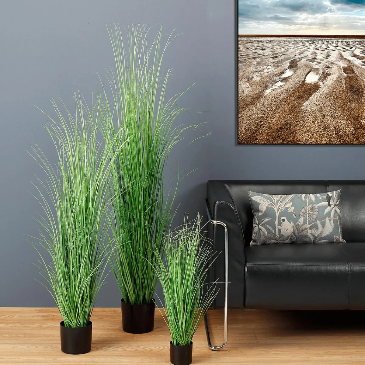 Clearance DecoWoerner Kunstgras Im Topf 150 Cm grün