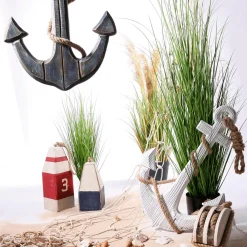 Clearance DecoWoerner Kunstgras Im Topf 150 Cm grün
