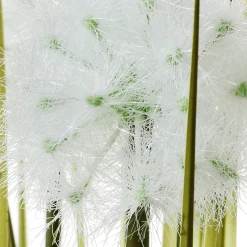 Clearance DecoWoerner Kunstgras Mit Pusteblumen Im Schwarzen Topf 85 Cm grün
