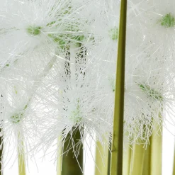 Hot DecoWoerner Kunstgras Mit Pusteblumen, Im Schwarzen Topf 70 Cm grün