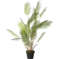 Hot DecoWoerner Kunstpalme Areca Im Topf, 120 Cm grün