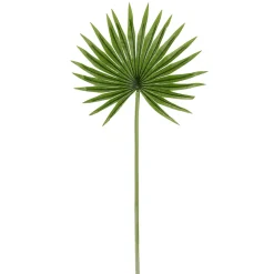 Clearance DecoWoerner Kunstpalmen-Fächer-Blatt 2 Stück, 66cm grün