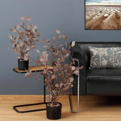 Online DecoWoerner Kunstpflanze Eukalyptus Im Topf, 92 Cm violett
