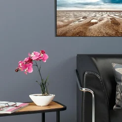 DecoWoerner Kunstpflanze Orchidee Im Topf Pink , 28 Cm rosa
