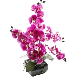 Hot DecoWoerner Kunstpflanze Orchidee In Schale Pink, 40 Cm rosa