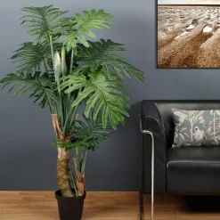 Sale DecoWoerner Kunstpflanze Splitphilo Im Topf 130 Cm grün
