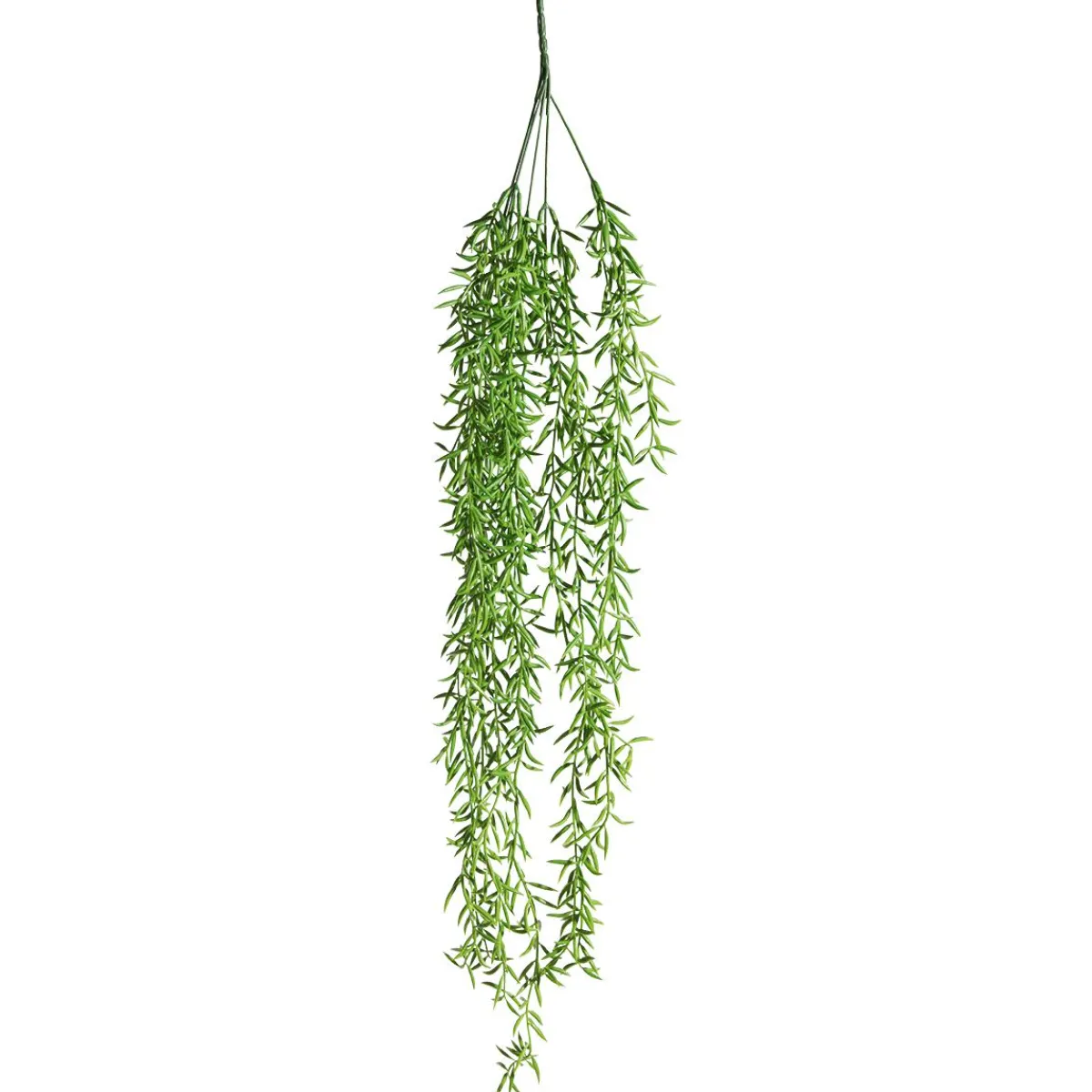 Outlet DecoWoerner Kunstpflanzenhänger Senecio Himalaya, 79 Cm grün