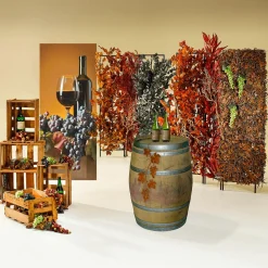 Hot DecoWoerner Kunstpflanzen-Paneel Dry-Look, 74 Cm orange