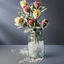 DecoWoerner Kunststoff-Eisbrocken Lebensmittelecht, 50 Stück transparent