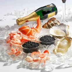DecoWoerner Kunststoff-Eiswürfel Lebensmittelecht, 12 Stück transparent