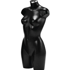 Hot DecoWoerner Kunststoff-Torso Dame 85 Cm, schwarz