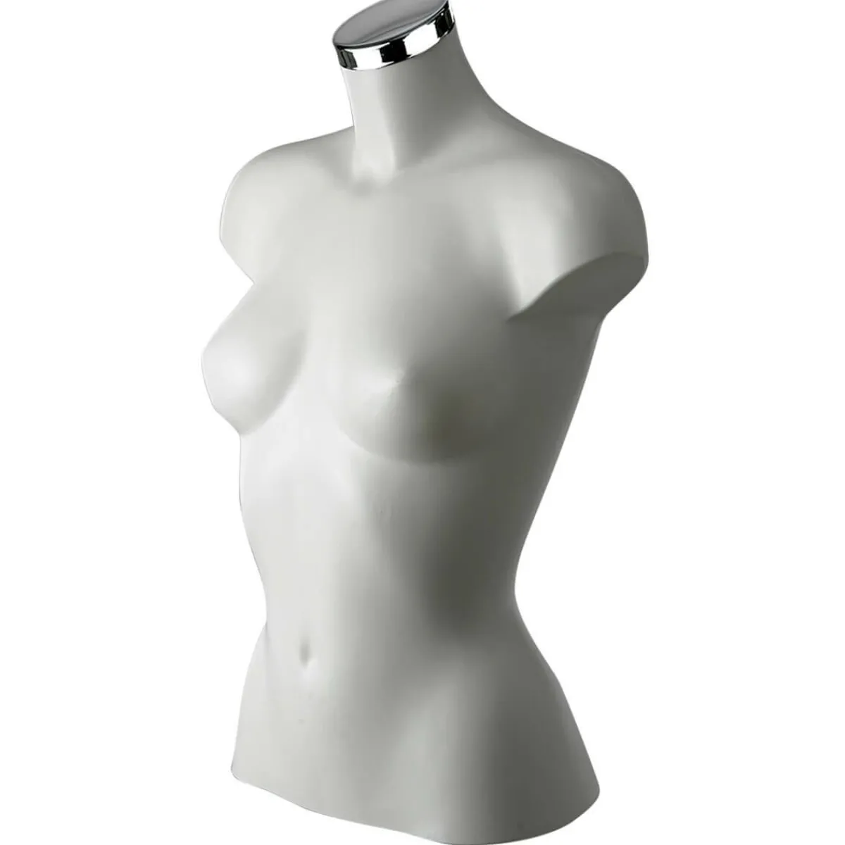 Outlet DecoWoerner Kunststoff-Torso Dame 62 Cm, weiß