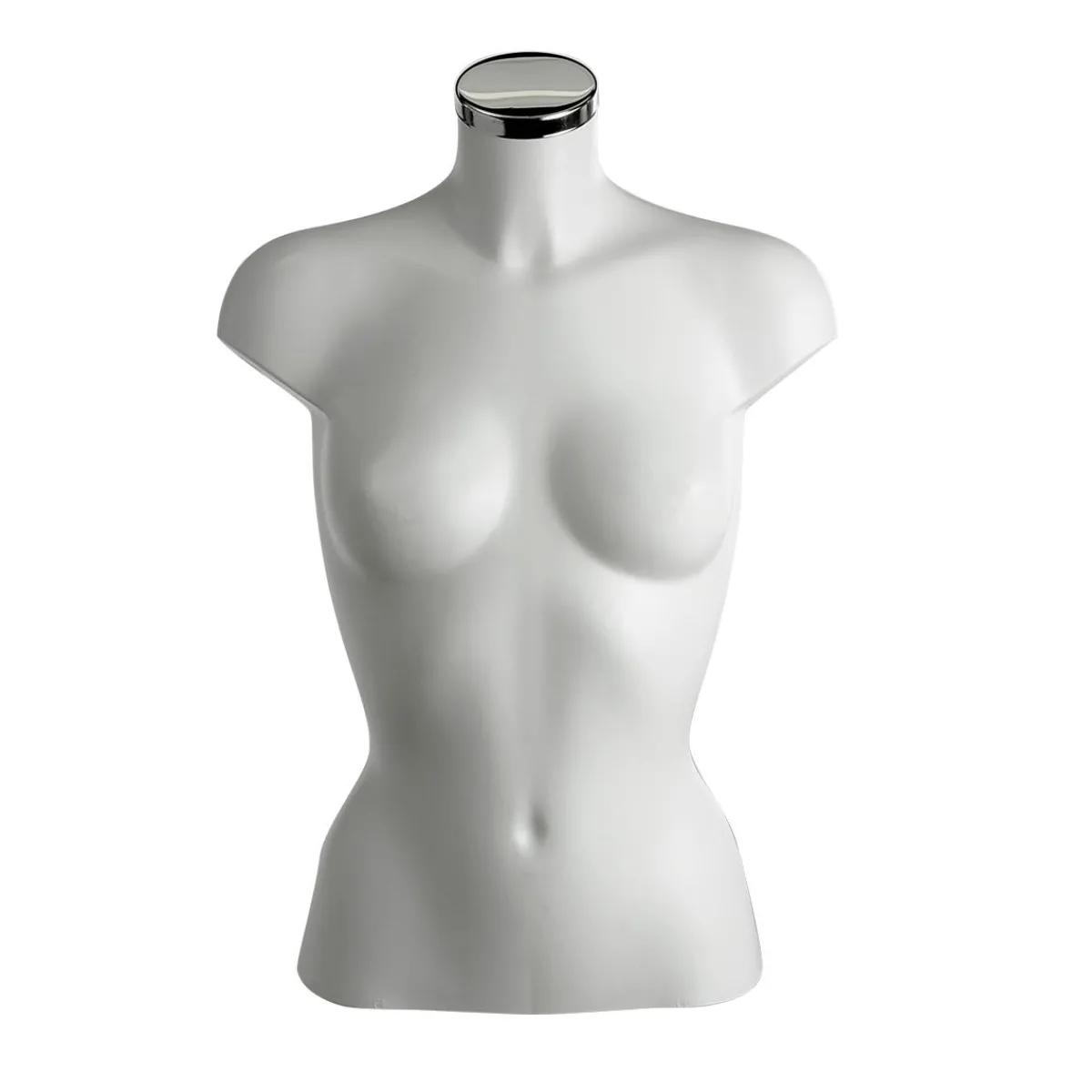 Outlet DecoWoerner Kunststoff-Torso Dame 62 Cm, weiß