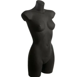 Hot DecoWoerner Kunststoff-Torso Dame 81 Cm, schwarz