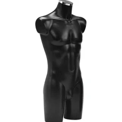 Outlet DecoWoerner Kunststoff-Torso Herr 88 Cm schwarz