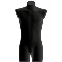Best DecoWoerner Kunststoff-Torso Herr 90 Cm, schwarz
