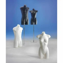 Best DecoWoerner Kunststoff-Torso Herr 90 Cm, schwarz