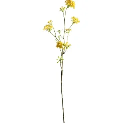 New DecoWoerner Kunstzweig Bouvardia 85 Cm gelb
