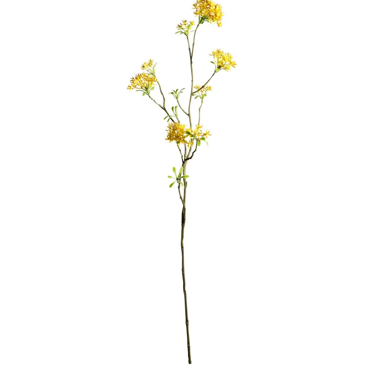 New DecoWoerner Kunstzweig Bouvardia 85 Cm gelb
