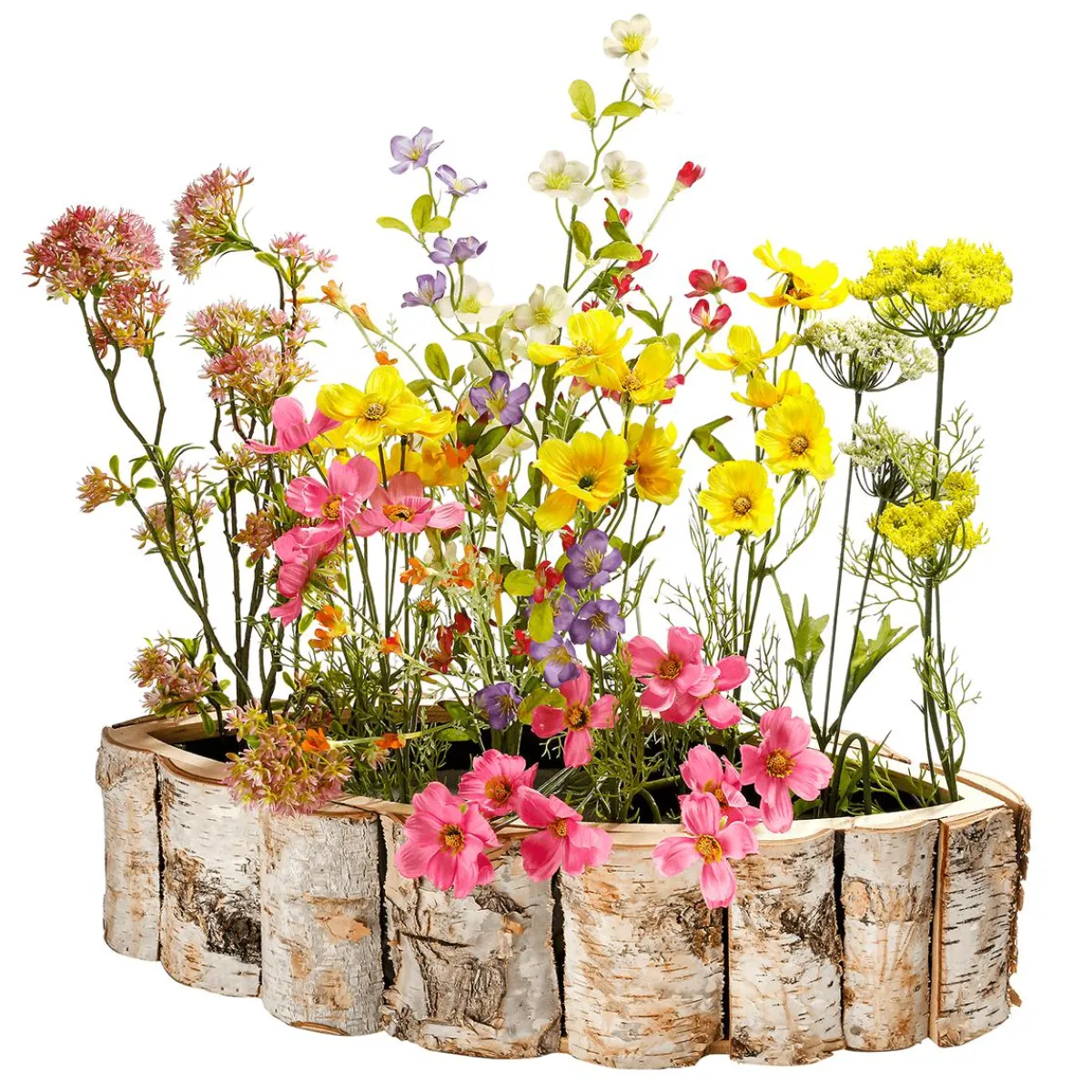 New DecoWoerner Kunstzweig Bouvardia 85 Cm gelb