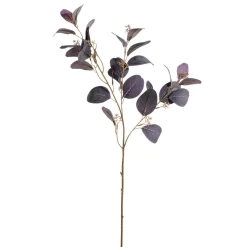 Discount DecoWoerner Kunstzweig Eukalyptus, 70 Cm violett