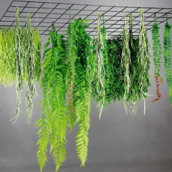 Hot DecoWoerner Kunstzweige Senecio Erbsenpflanze 71 Cm grün