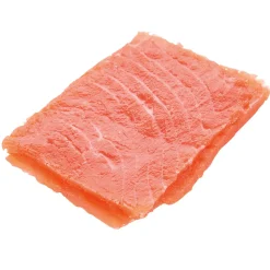 Discount DecoWoerner Lachs Scheibe Lebensmittel-Attrappe 8 Cm orange