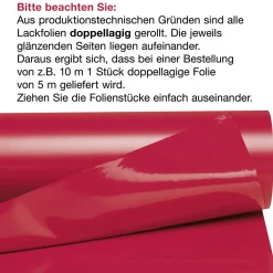 Online DecoWoerner Lackfolie Flieder 130 Cm violett