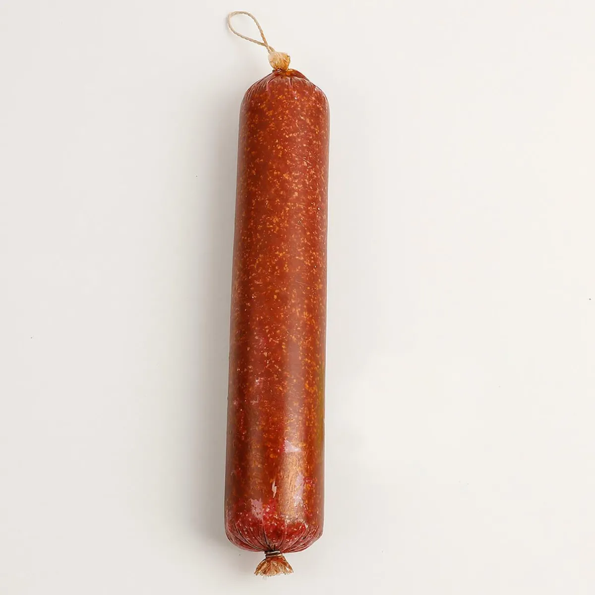 DecoWoerner Land-Rauchcervelat, Lebensmittel Attrappe, 45 Cm rot