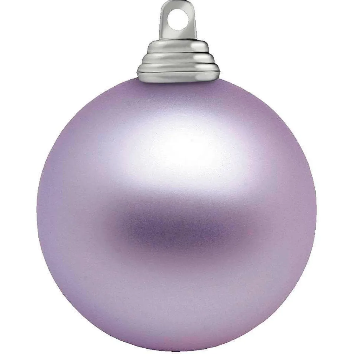 Hot DecoWoerner Lavendel, Matte Weihnachtskugeln Aus Schwer Entflammbarem Kunststoff, 6 Cm Ø – 24 Stück violett