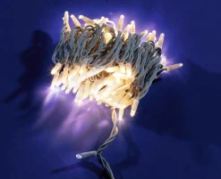 New DecoWoerner LED Blinkende Kupplungslichterkette Für Außen, 10 M weiß