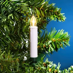 Clearance DecoWoerner LED Deko Kerzen Warm 10 Cm weiß