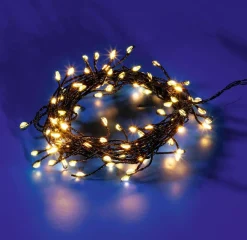 Hot DecoWoerner LED Draht-Lichterkette Twinkle Für Außen, 10 M, schwarz