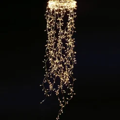 Hot DecoWoerner LED Draht-Lichtring "Feuerwerk", 60 Cm silber