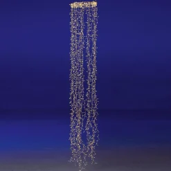 Clearance DecoWoerner LED Draht-Lichtring "Feuerwerk", 185 Cm silber