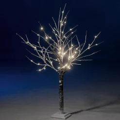 Best DecoWoerner LED Lichterbaum Für Innen, 125 Cm braun