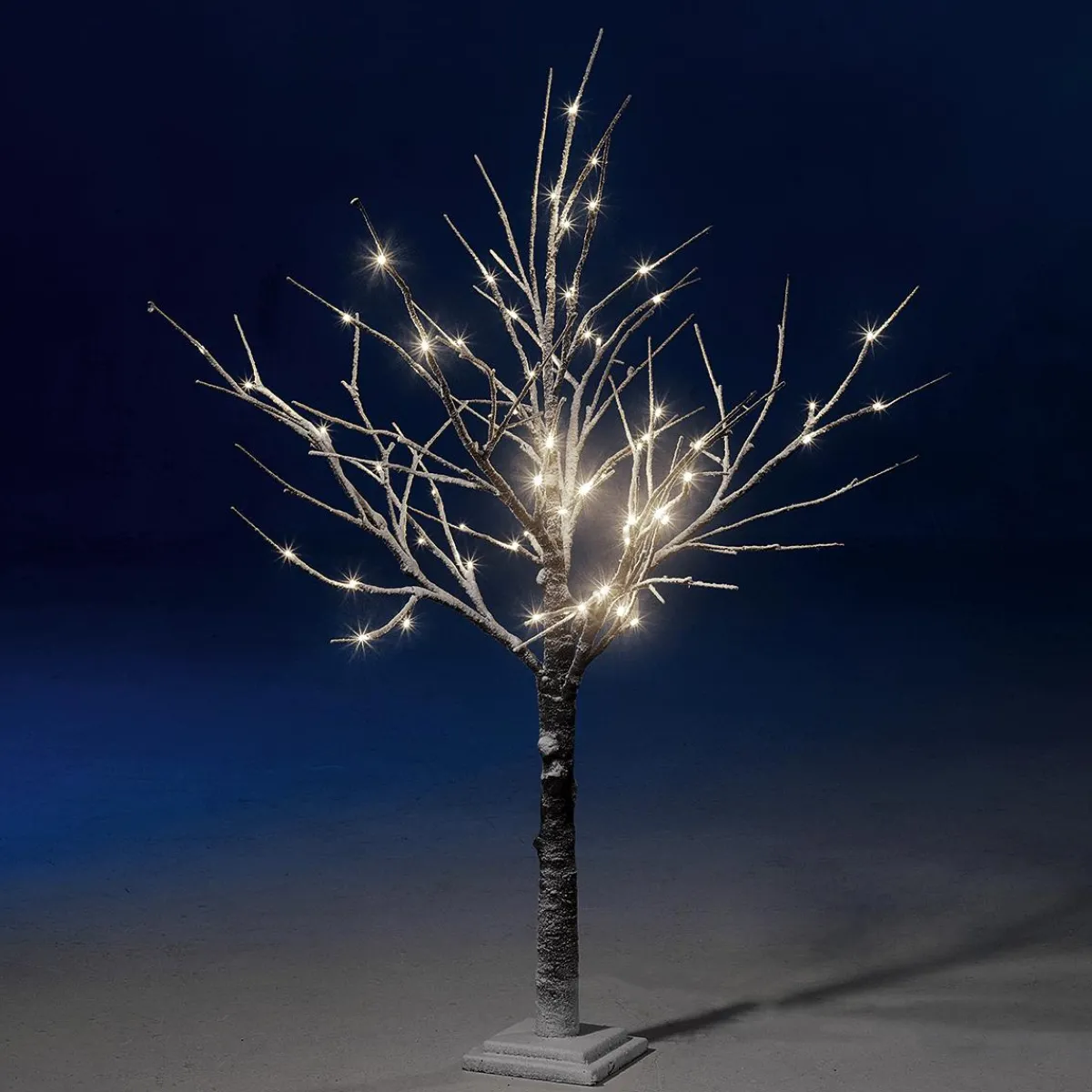Best DecoWoerner LED Lichterbaum Für Innen, 125 Cm braun