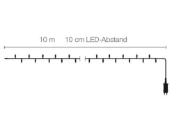 Online DecoWoerner LED Lichterkette Für Außen, 10 M schwarz