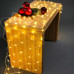 DecoWoerner LED Lichternetz, 350 Cm transparent