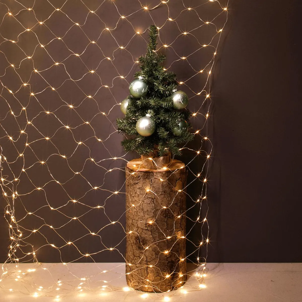 DecoWoerner LED Lichternetz, 350 Cm transparent
